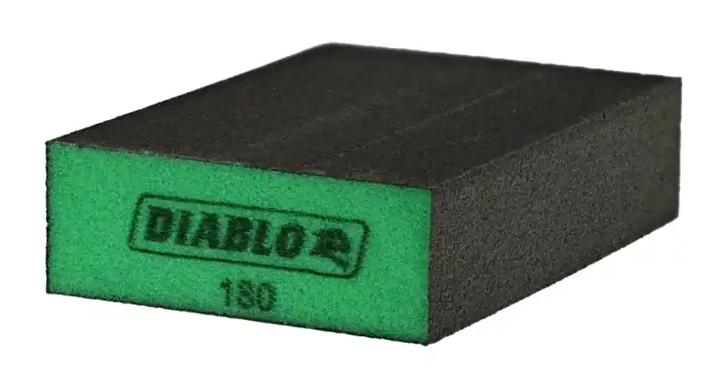 Large Flat Sanding Sponge, 180-Grit (Ultra Fine)