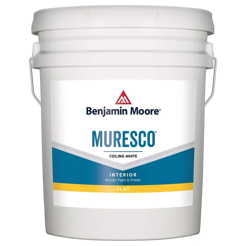 Muresco Flat White Ceiling Paint Interior 5 Gallon