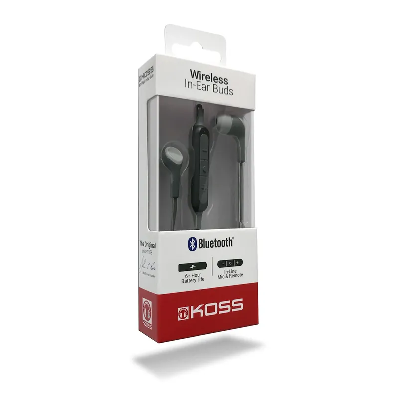 Koss Wireless Bluetooth Earbud W/Microphone 1 Pk
