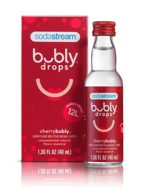 SodaStream Bubly Drops Cherry Fruit Drops 1.36 Oz 1 Pk