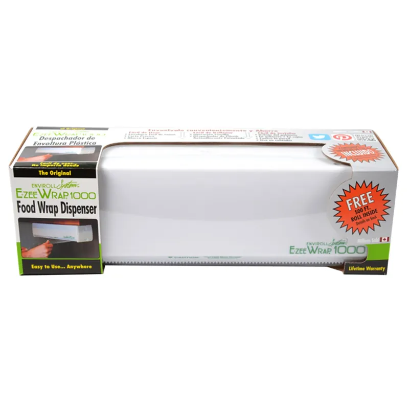E-Zee Wrap Blue Plastic Wrap Dispenser 1 Pk