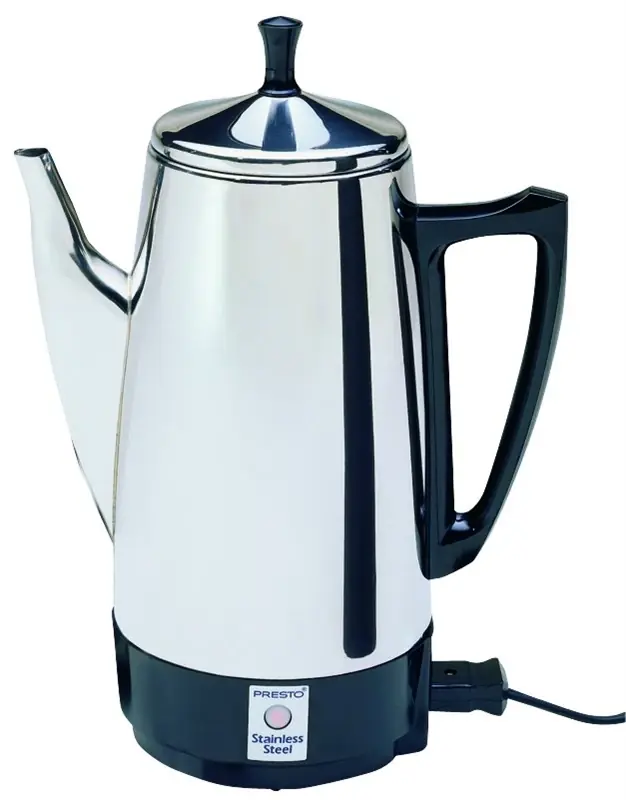 2 To 12 Cup Stainless Steel Electric Coffee Percolator Model 02811