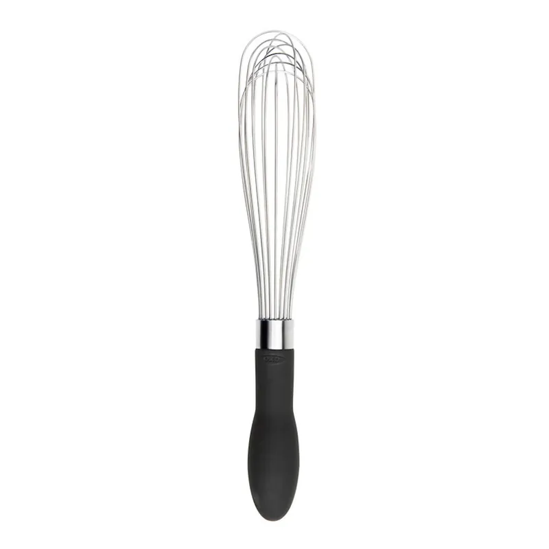 11 In. Red Silicone Balloon Whisk - Heat Resistant & Non-slip Handle