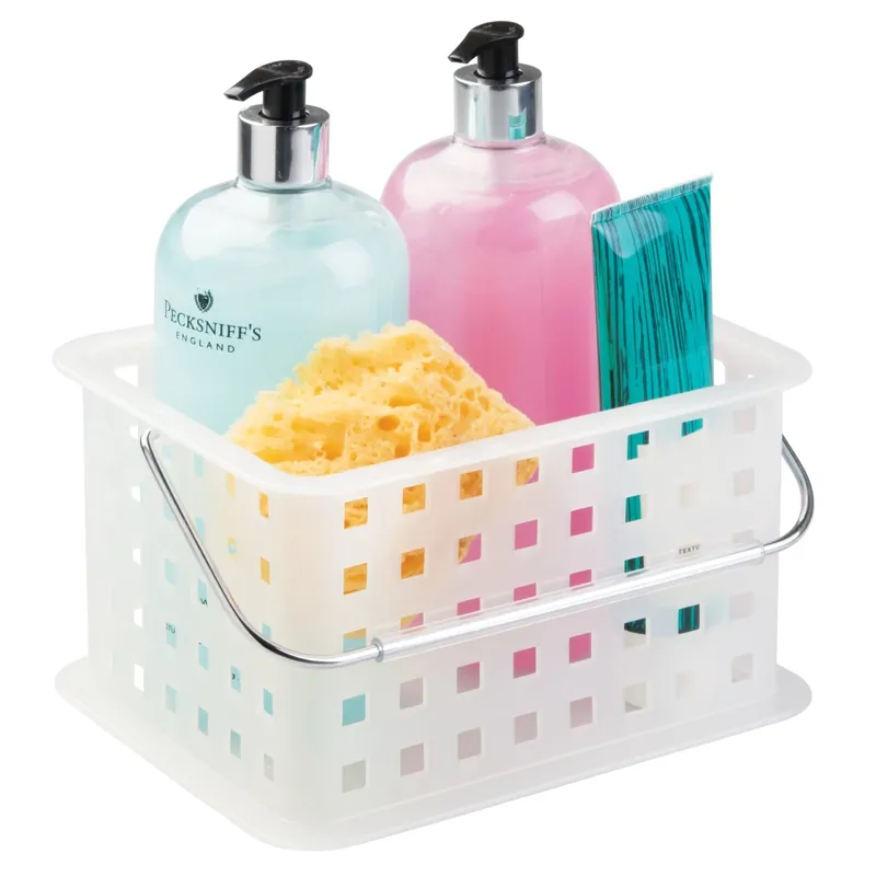 Storage Basket Caddy For Shower Or Household, 6-1/2 X 9 X 5-In.