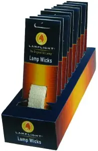 Lamplight Farms 3/4 In. X 8 In. L Flat Wick Shape Cotton Lamp Wick 3 Pk