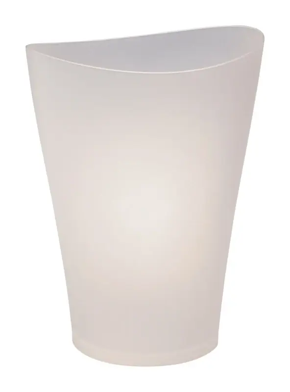 Rubbermaid Spa Works 2.25 Gal Clear Plastic Vanity Wastebasket