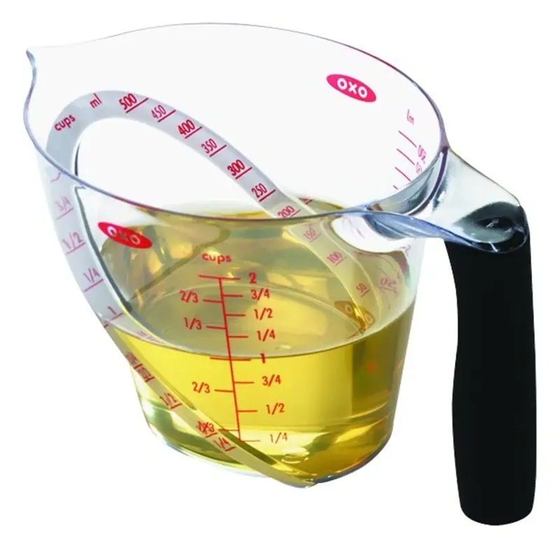 Good Grips Measuring Cup, Angled, Plastic, 16-oz.