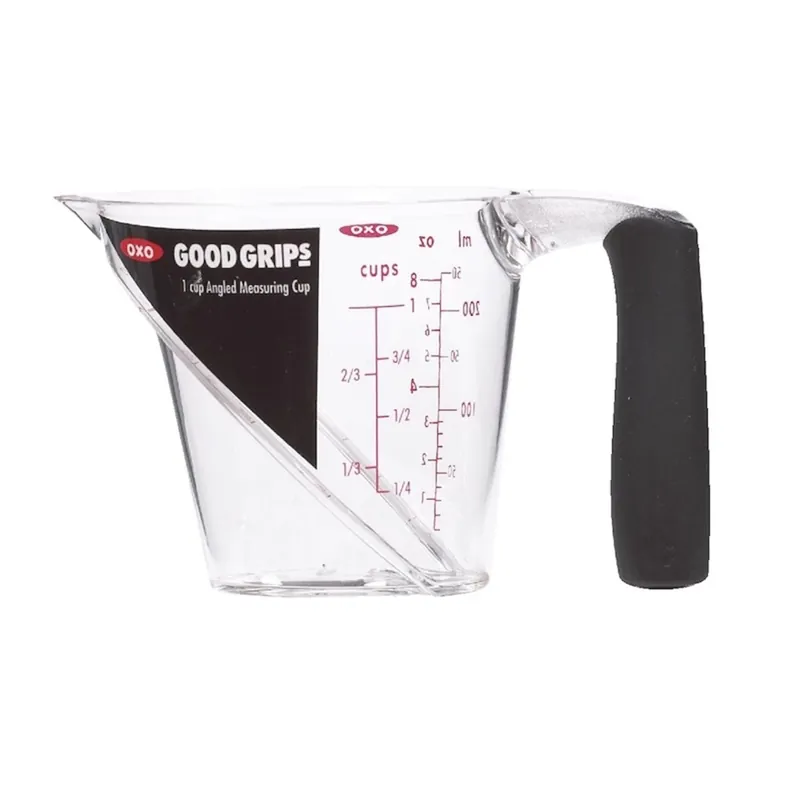 Good Grips Measuring Cup, Angled, Plastic, 8-oz.