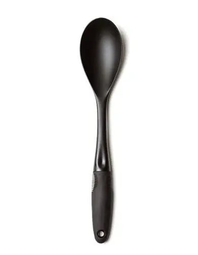 Good Grips 14.9 Inch Nylon Spoon - Black, Dishwasher Safe, Soft Grip
