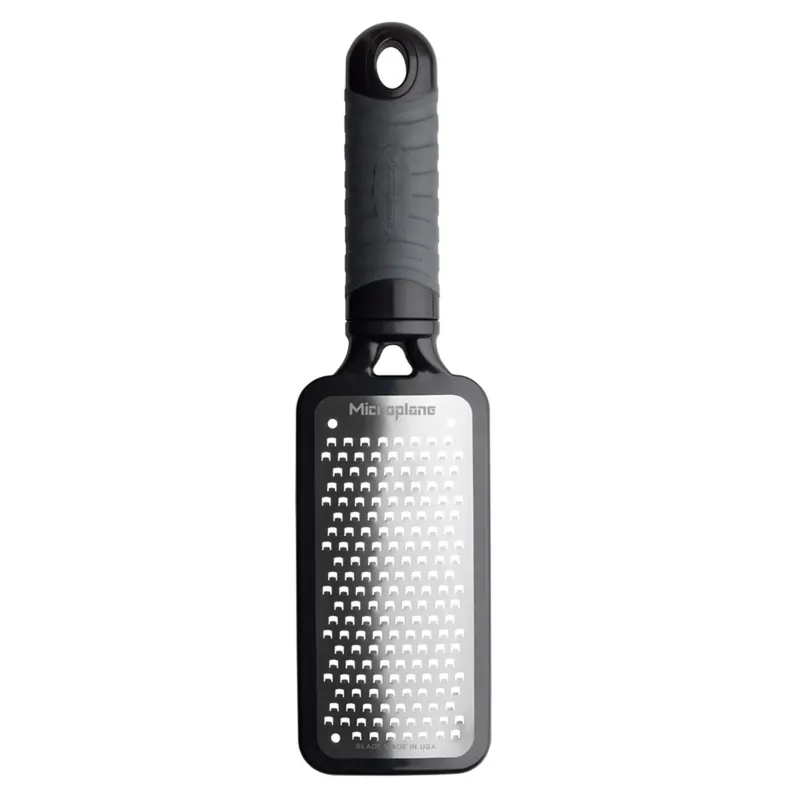 Coarse Cheese Grater 3-3/8 In. W X 10-3/4 In. L Silver/black