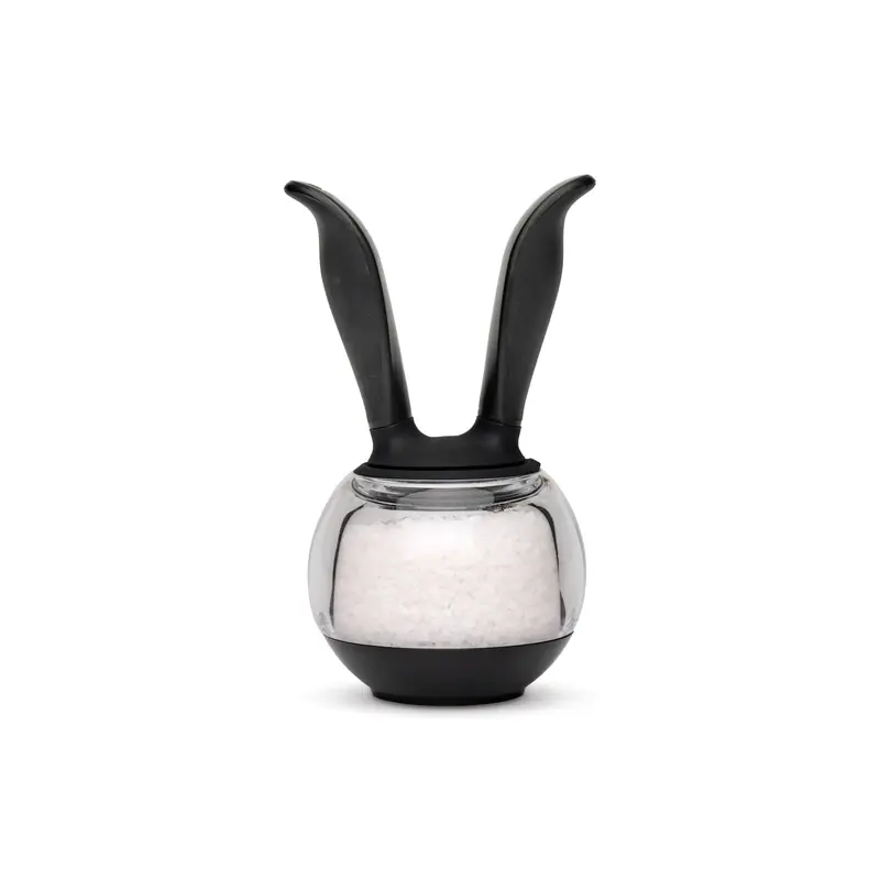 Chef‘n Black/Clear Plastic Salt Ball Grinder