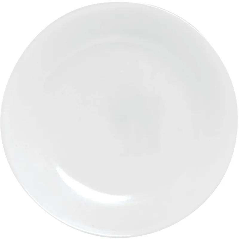 Corelle White Glass Winter Frost White Luncheon Plate 8-1/2 In. D 1 Pk