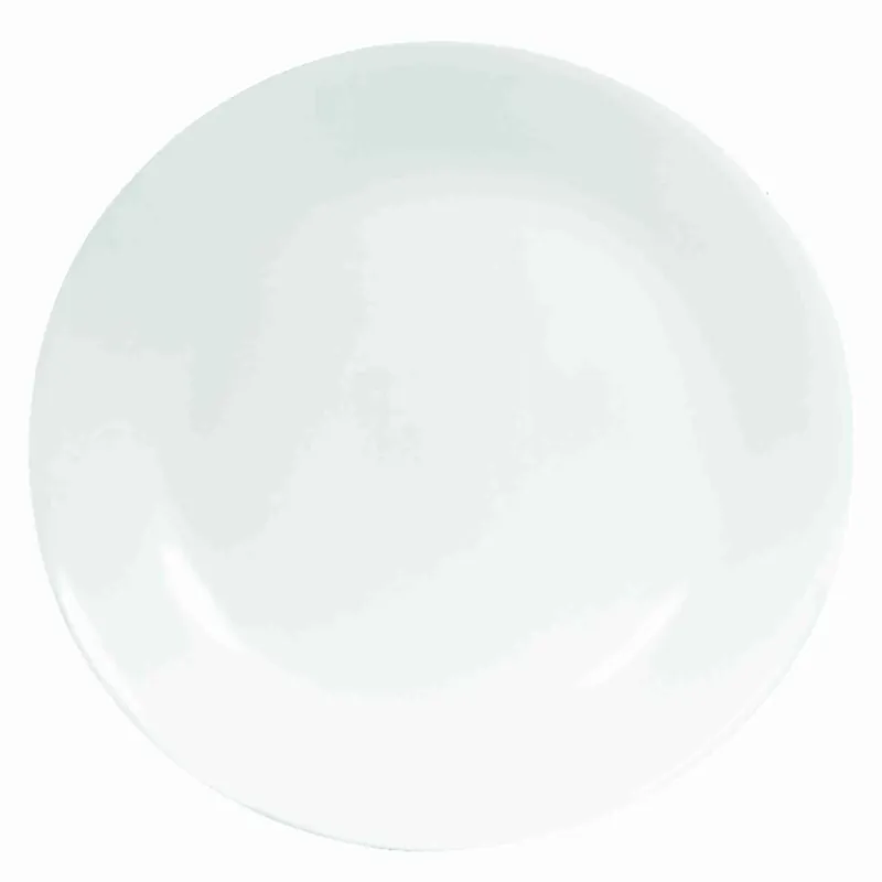 Corelle White Glass Winter Frost White Dinner Plate 10-1/4 In. D 1 Pk