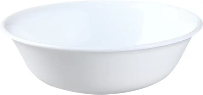 Corelle 18 Oz Winter Frost Glass/Porcelain Soup/Cereal Bowl 6.25 In. D 1 Pk