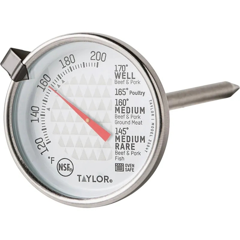 Meat Dial Kitchen Thermometer With 2 In. Display And 4.5 In. Stainless Steel Stem