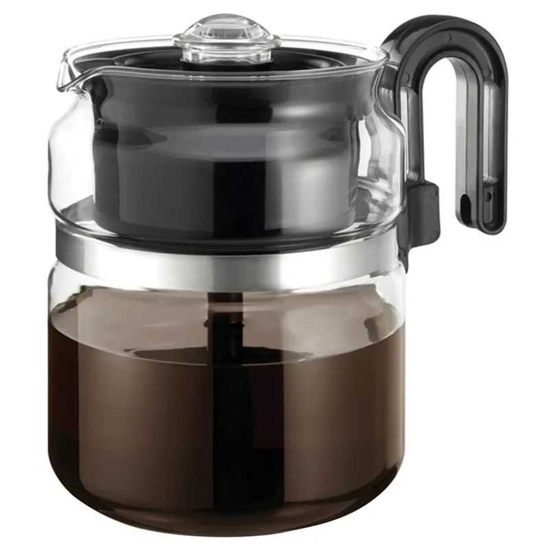 8-Cup Glass Stovetop Perk Coffeemaker
