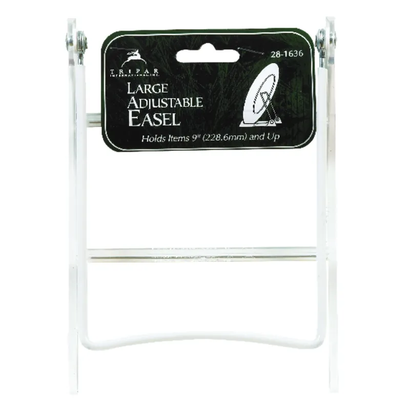 18 In. Vinyl Adjustable Easel - Clear, 6.5 In. H X 5 In. W