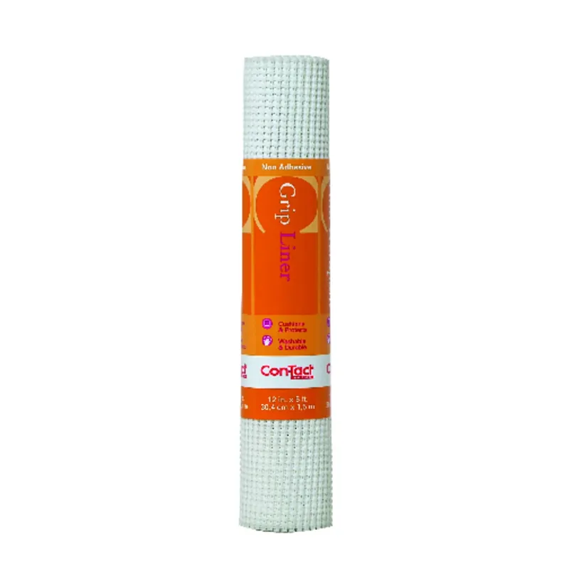 Con-Tact Beaded Grip 5 Ft. L X 12 In. W White Non-Adhesive Shelf Liner