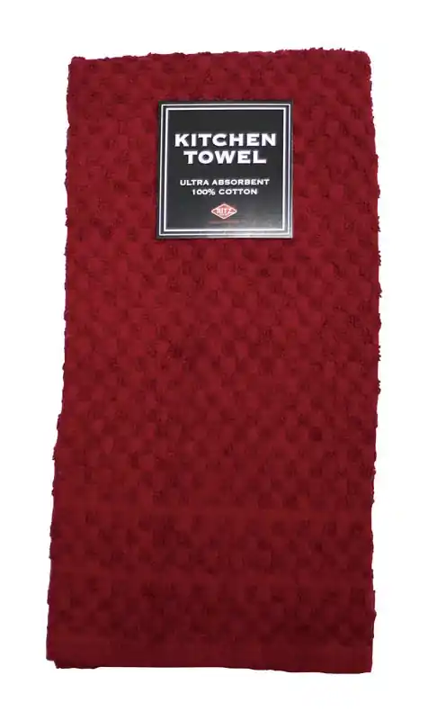 Ritz Paprika Cotton Kitchen Towel 1 Pk