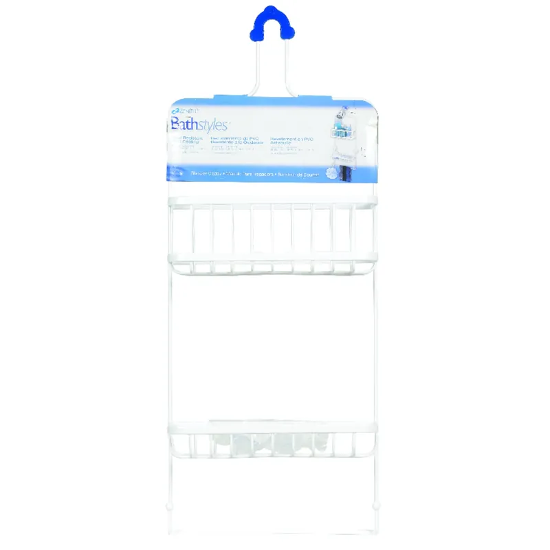 Over-The-Shower Caddy, White, Large