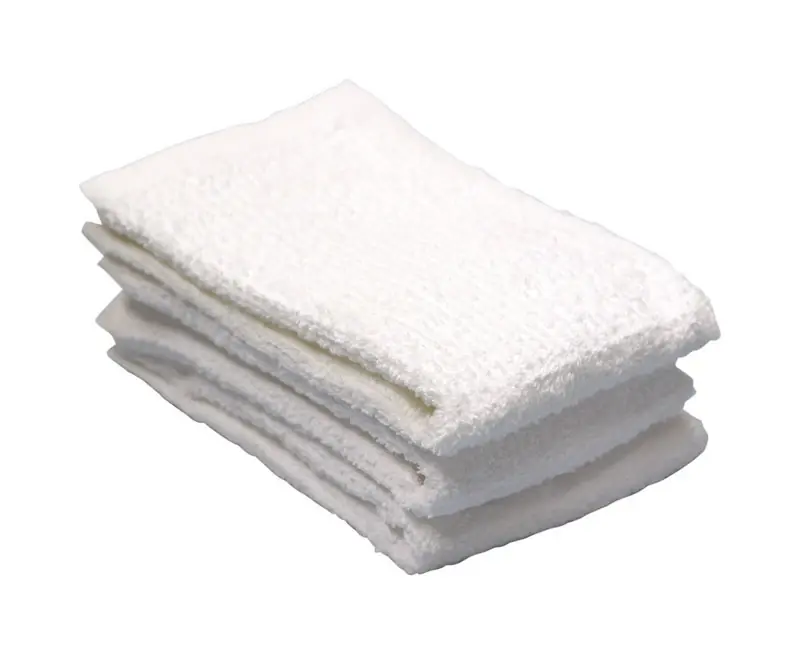 Ritz Soap&Water White Cotton Solid Bar Mop Dish Cloth 3 Pk