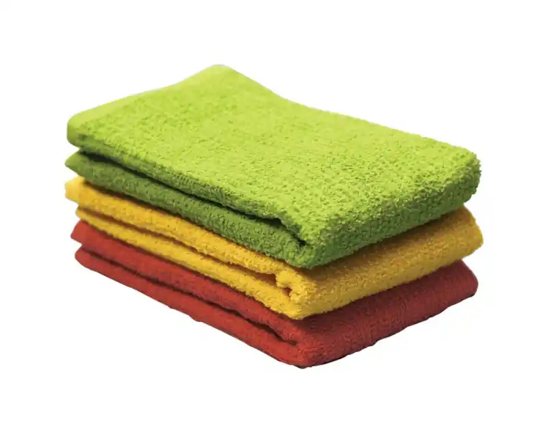 Ritz Soap&Water White Cotton Solid Bar Mop Dish Cloth 3 Pk