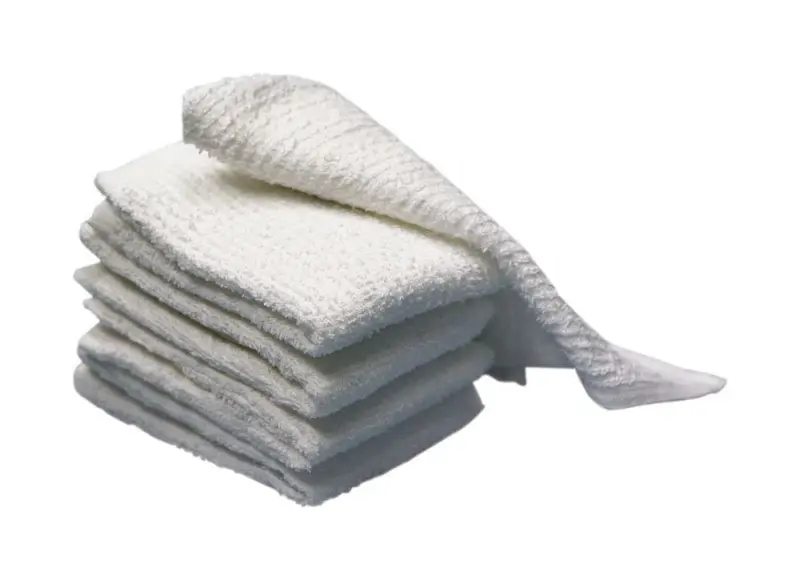 Ritz White Cotton Bar Mop Dish Cloth 5 Pk