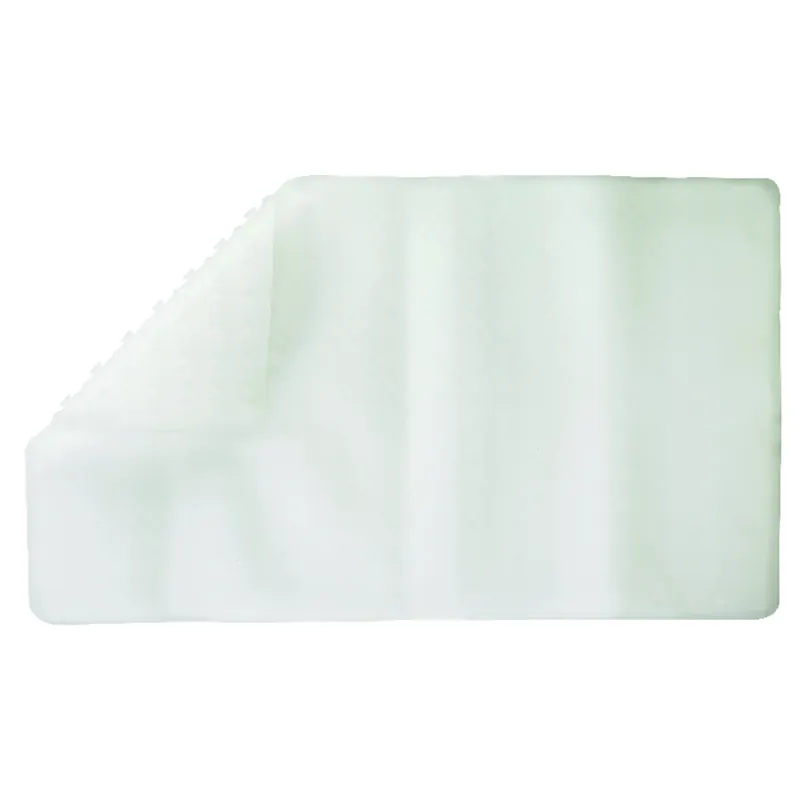 28 In. L X 16 In. W Clear Thermo Plastic Elastomer Bath Mat Latex Free
