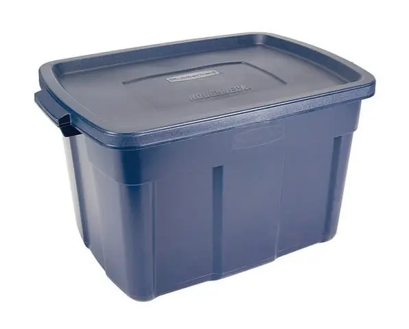 Rubbermaid 1841375 Dark Indigo Metallic Roughneck Tote Pack Of 6