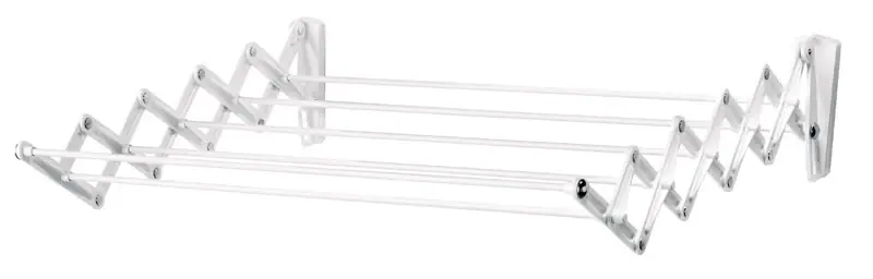 24 Inch Wall Mounted Accordion Clothes Drying Rack, Model 36101c