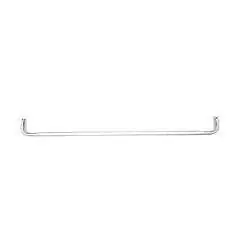 27-48 Inch Heavy Duty Single Curtain Rod Model 13281 - White