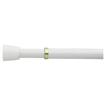 16-28 Inch White Spring Tension Cafe Rod Model 13341