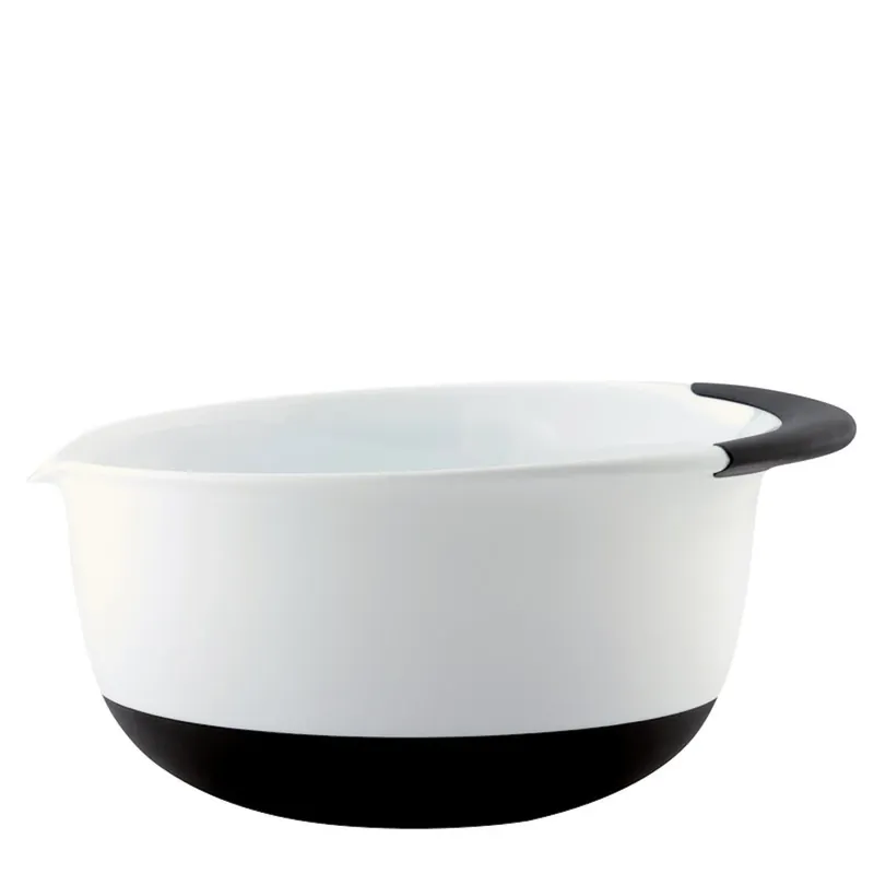 5 Quart Plastic Mixing Bowl With Non-slip Handle And Bottom