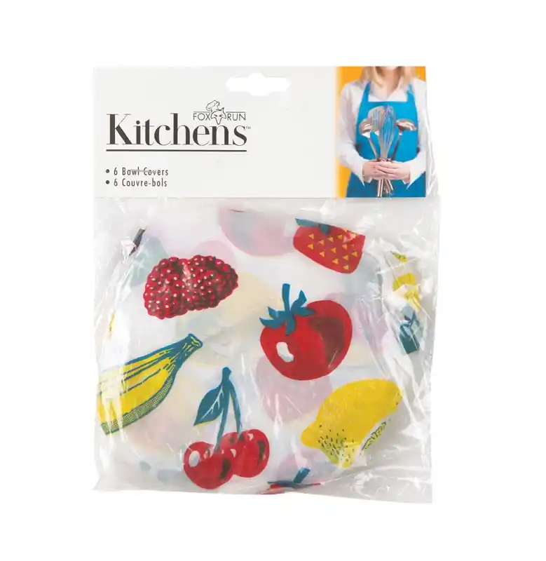 Fox Run Bowl Covers Multicolored 6 Pk