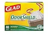 Glad Drawstring 13-Gallon Tall Kitchen Bags - 1 Box (40 Bags)