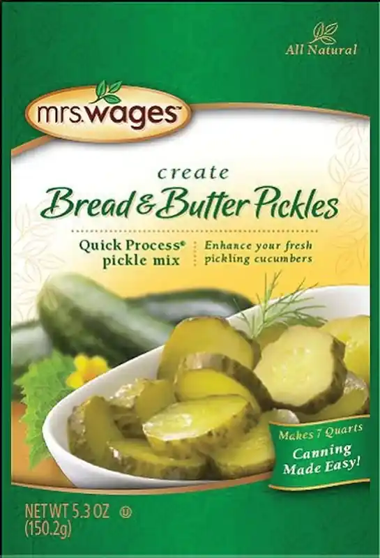 Mrs. Wages Bread And Butter Pickle Mix 5.3 Oz 1 Pk