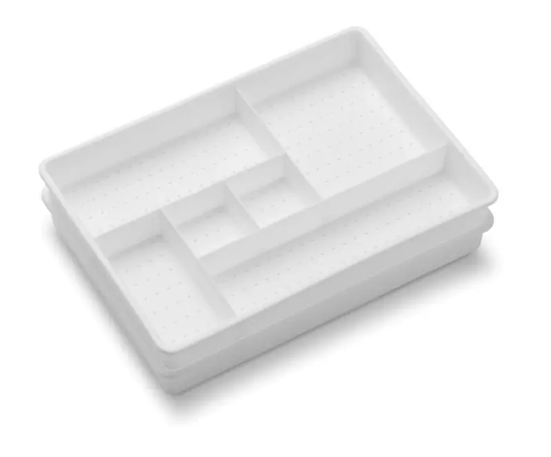 Madesmart 2.6 In. H X 7.5 In. W X 10.75 In. D Plastic Drawer Organizer