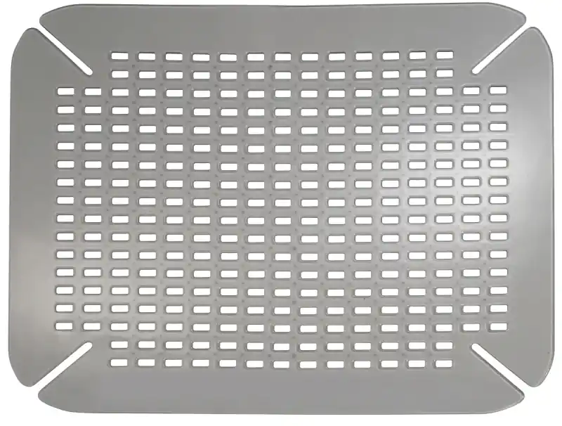 Black Pvc Contour Sink Mat 16 In. X 14 In. For Kitchen And Laundry