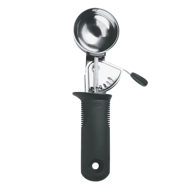 Good Grips Classic Trigger Ice Cream Scoop, Stainless Steel, 10.5 In.