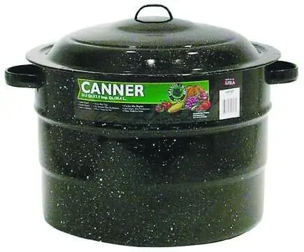 Granite Ware Canner With Lid & Jar Rack 21.5 Qt 3 Pc