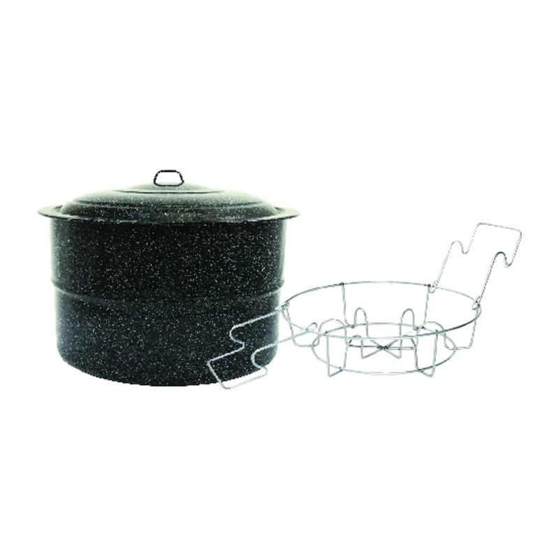 Granite Ware Canner With Lid & Jar Rack 33 Qt 3 Pc