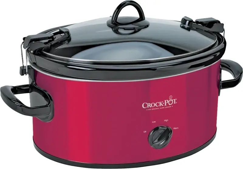Cook & Carry Slow Cooker, Stainless Steel, 6 Qts.
