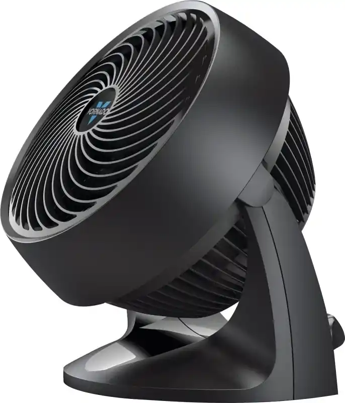 Vortex Air Circulator Fan, Compact, Black, 9 In.