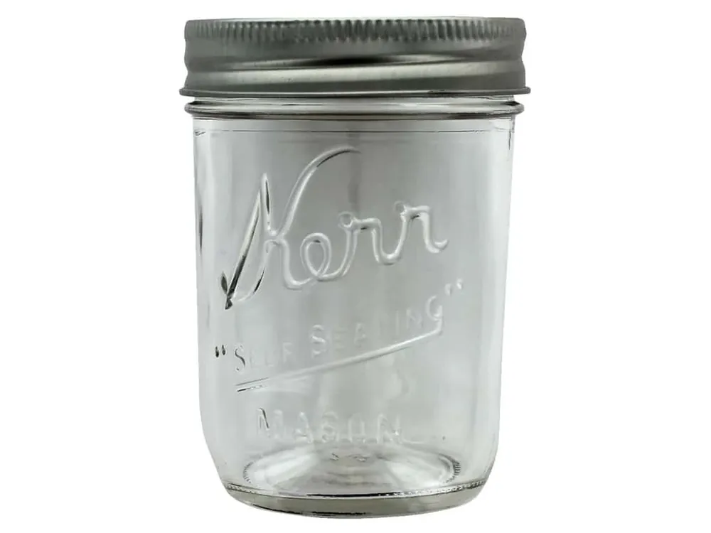 100036 1 Pint Regular Mouth Jar - Pack Of 12