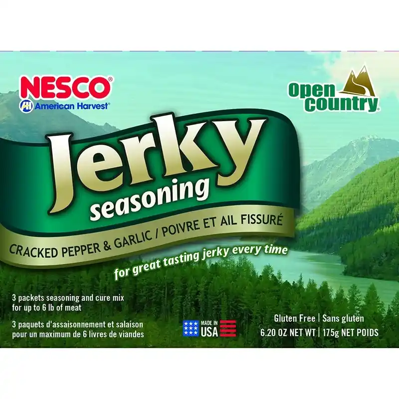 Nesco Jerky Spice Works Cracked Pepper & Garlic Jerky Seasoning 6 Lb Boxed