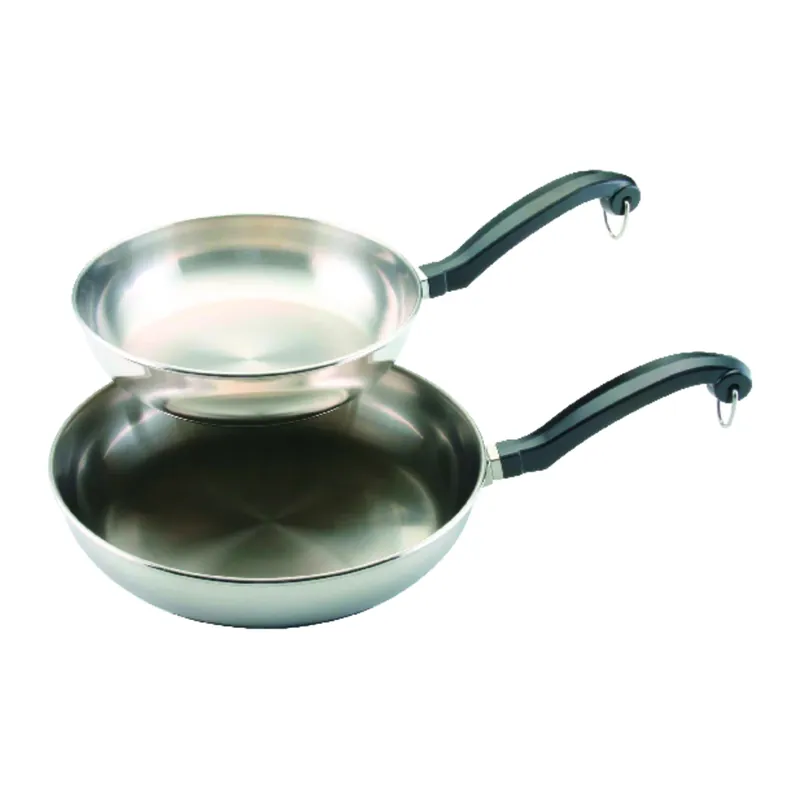 Farberware Classic Series Stainless Steel Skillet Set 8 & 10 In. Silver