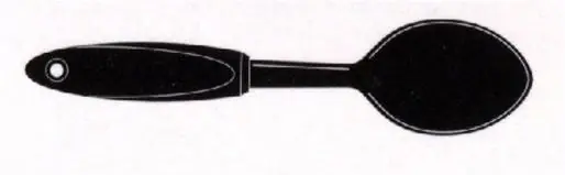 62032 12 Inch Nylon Basting Spoon In Black