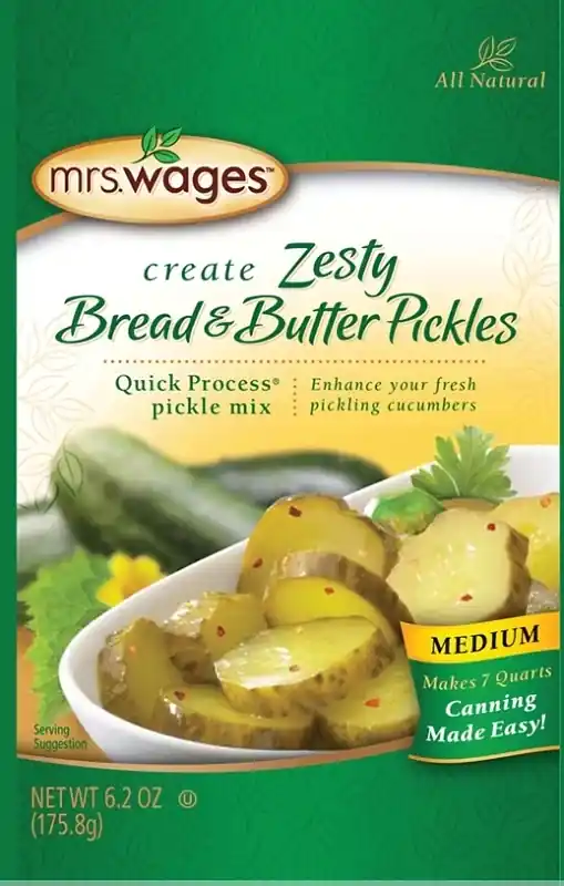 Mrs. Wages Zesty Bread And Butter Pickle Mix 6.2 Oz 1 Pk