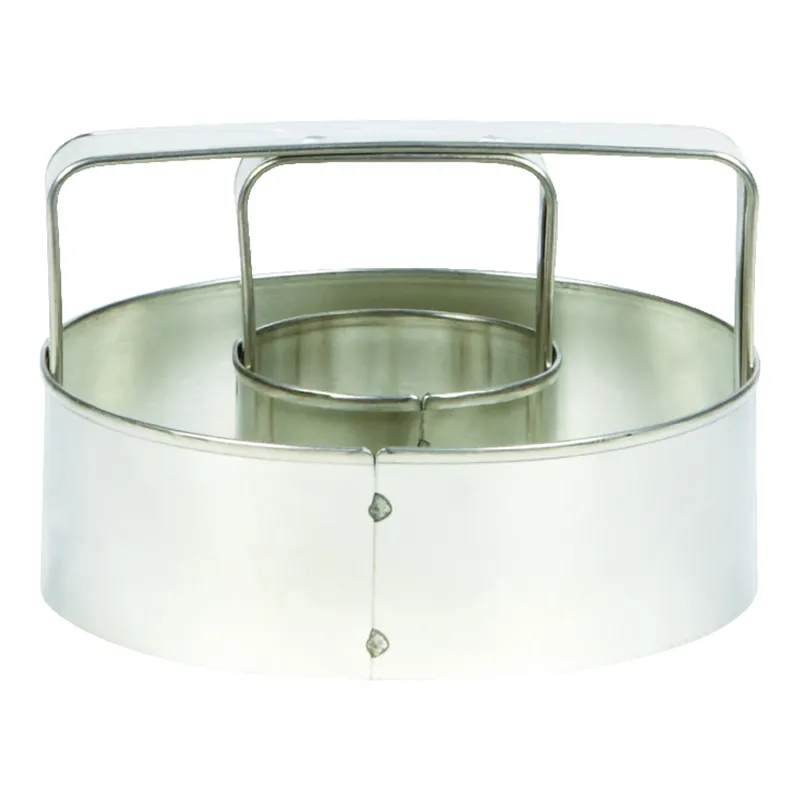 3 Inch Silver Tin Plated Steel Donut Cutter Model 5754