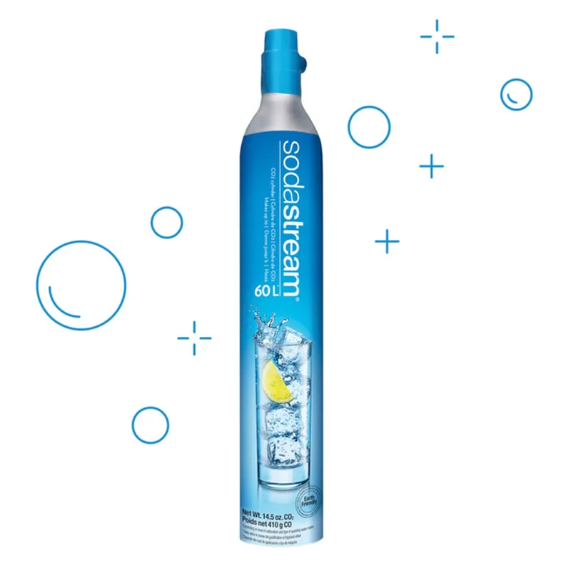 SodaStream Screw In Fresh Blue 60 L CO2 Cylinder 1 Pk